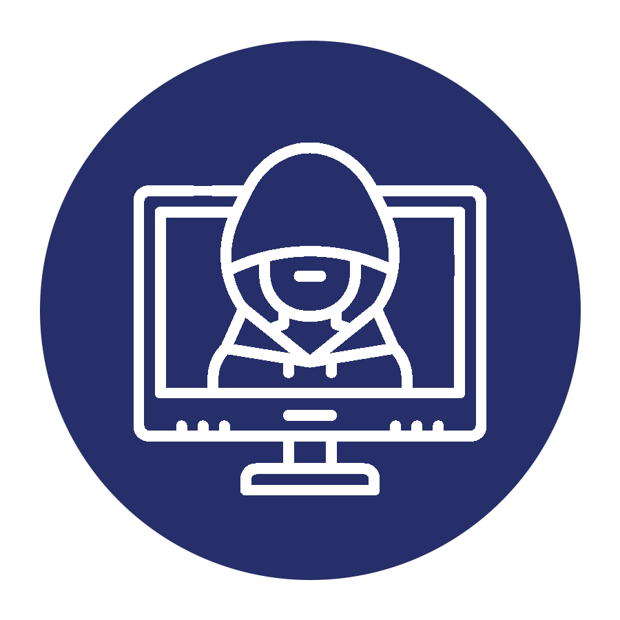 Malware Computer hacker icon