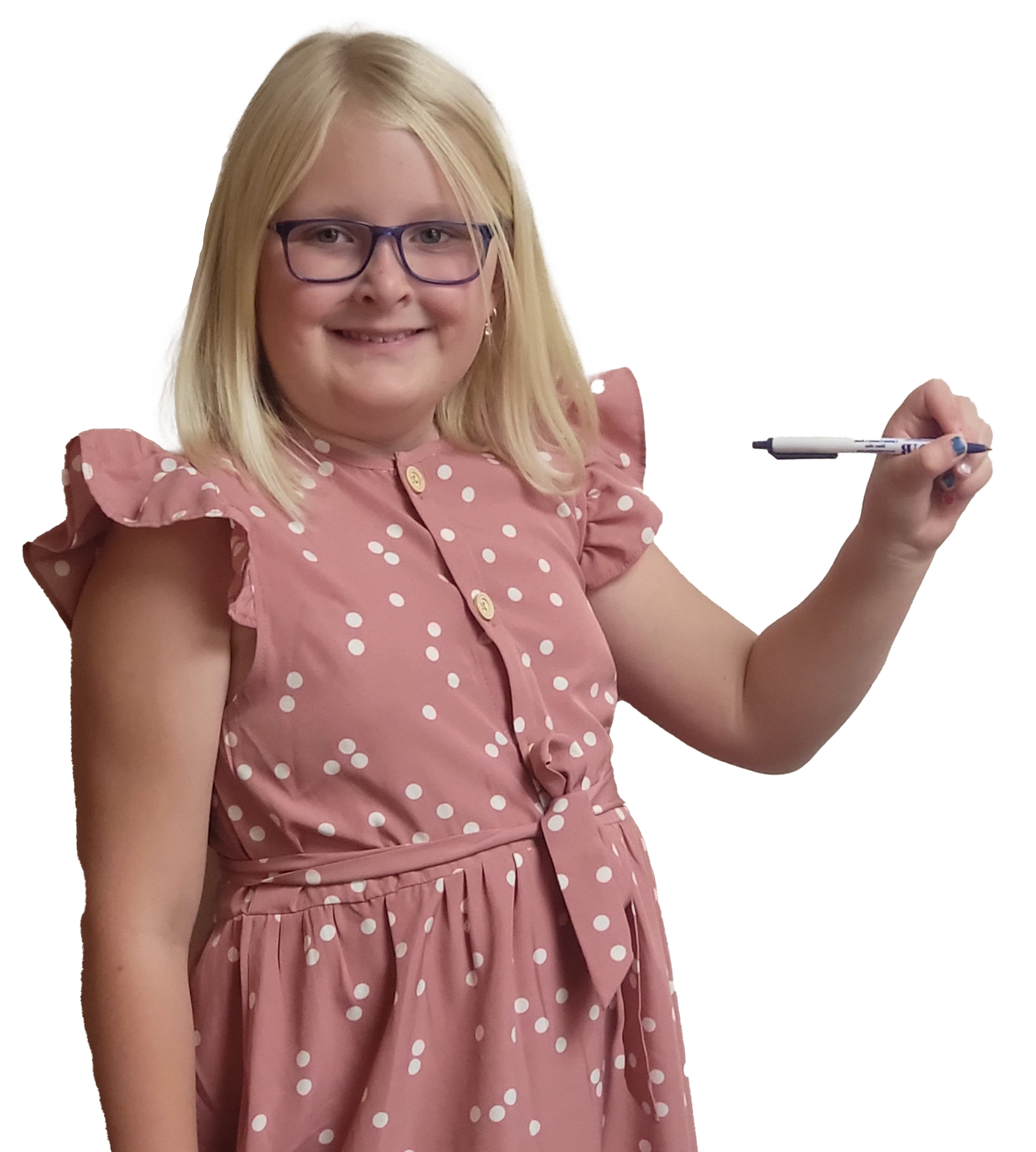 Scammers Tricks Wynn-top Little girl writing.